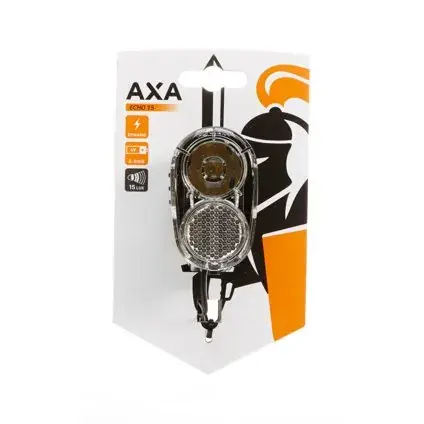 Axa koplamp Echo switch aan/uit dynamo 15 lux zwar Favoriet