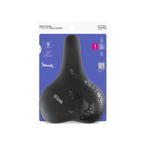 Weekendaanbieding Selle Royal zadel Freeway Fit Moderate dames zwart