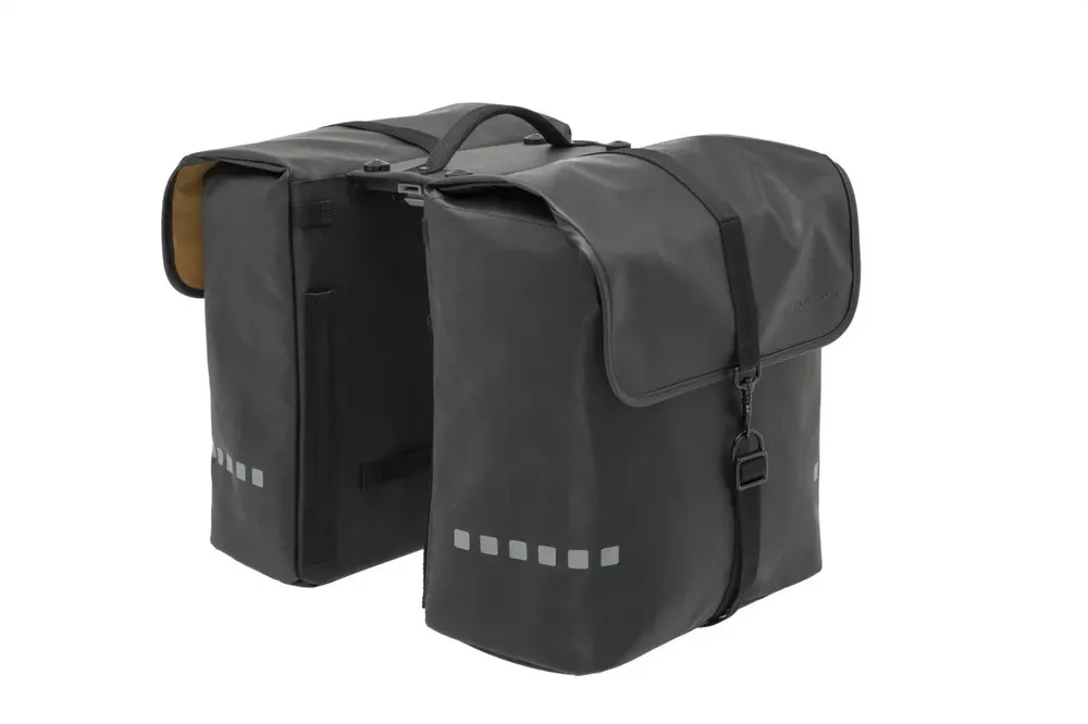 Tijdelijk Beschikbaar New Looxs fietstas dubbel Odense black MIK 39L