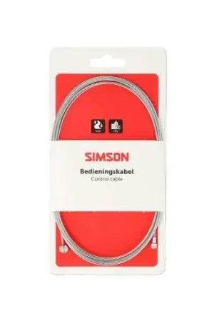 Beperkt Aanbod Simson rem binnenkabel rvs 2.35m 2 nippels ton/pee