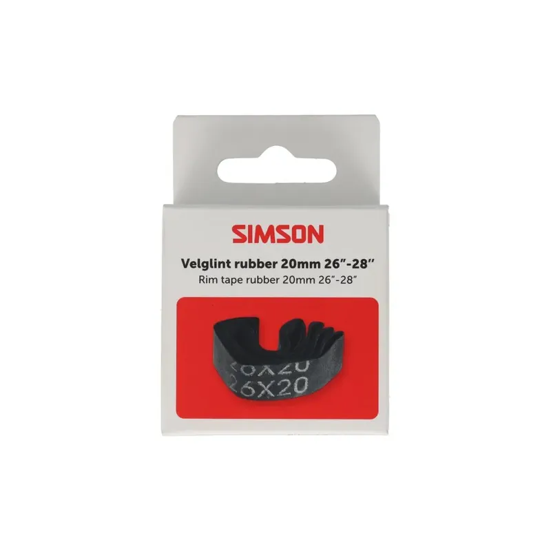 Simson velglint 26/28 rubber 20 mm Premium