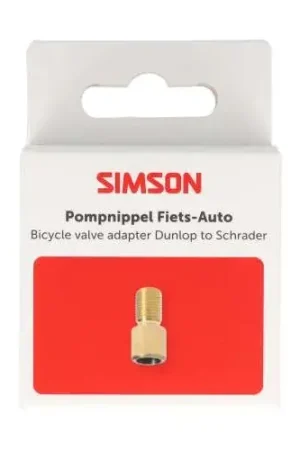 Beperkte Voorraad Simson pompnippel fiets/auto