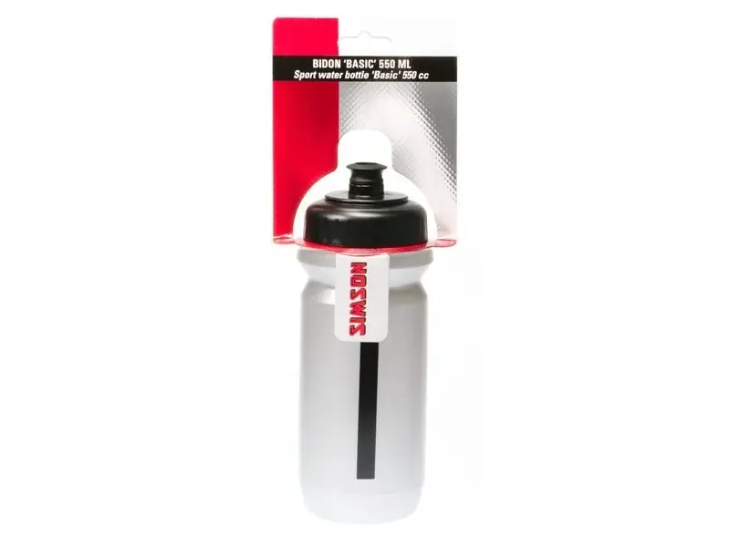 Weekendaanbieding Simson bidon Big Mouth basic 550ml zwart/grijs