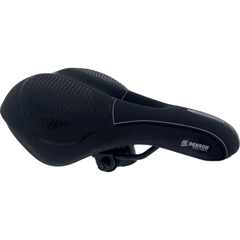 Snelle Levering Fietszadel Comfort Zwart - Benson