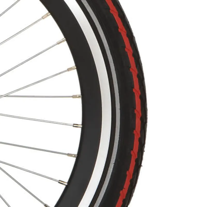 Hoge Kwaliteit Buitenband 20 x 1.75 (47-406) Zwart met oranje streep - Deli Tire