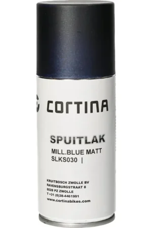 Spuitlak Millionaire Blue Matt 150ml - Cortina Beperkte Voorraad