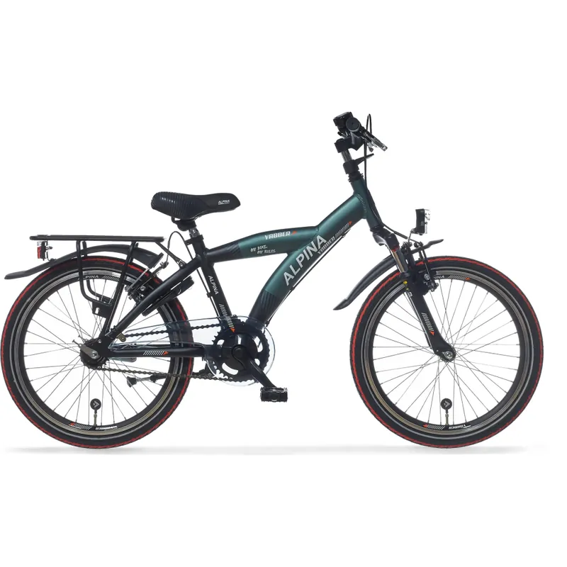 Alpina Yabber 22 inch - Pine Green Matt / Vivid Black Matt Nu Kopen