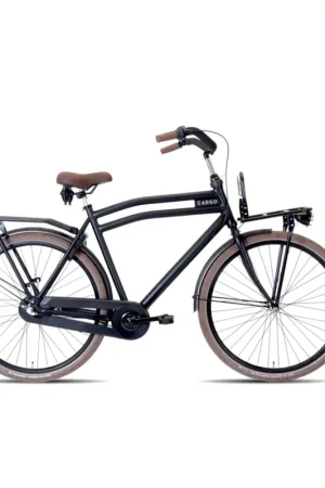 Avalon Cargo H59 Matzwart 3 Versnellingen - 28 inch Laatste Kans
