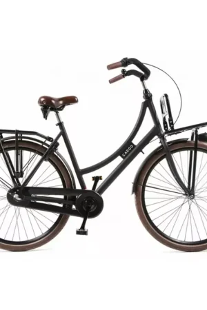 Betaalbaar Avalon Cargo D50 Matzwart 3 Versnellingen - 28 inch