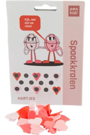 Nieuw Spaakkralen Hartjes - Pexkids