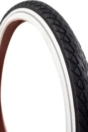 Buitenband Deli Tire 20 x 1.75 - Zwart/wit Goedkoop