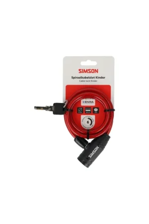 Bestel Nu Simson kabelslot kinder 8x90