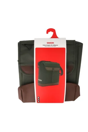 Aanbieding Simson fietstas enkel Urban olijfgroen 15L