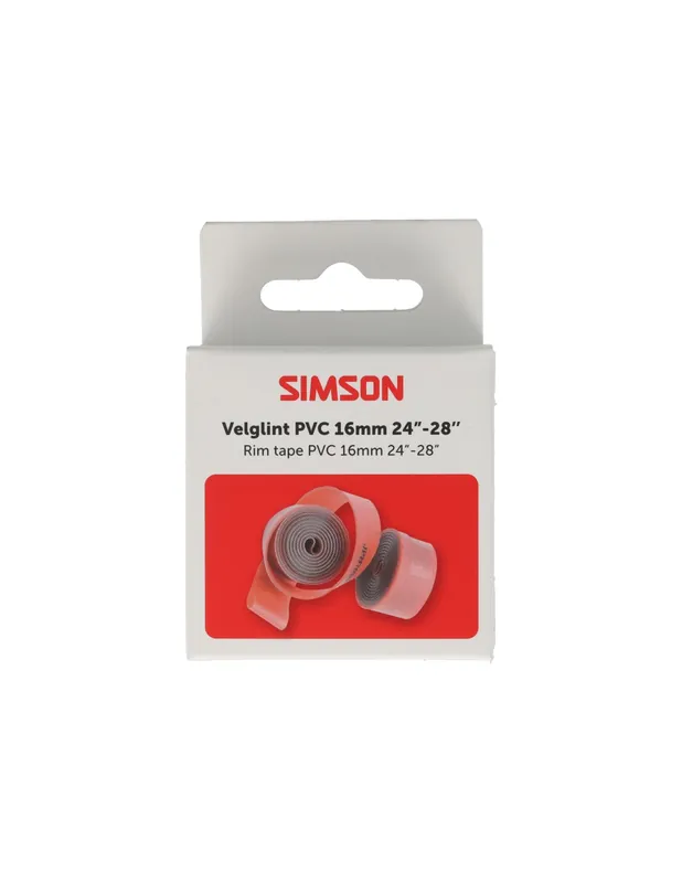 Uitverkoop Simson velglint 24/28 inch 16mm pvc strong