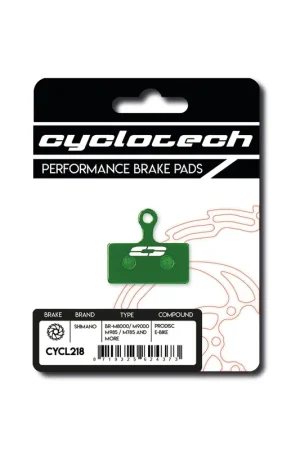 Snelle Levering Cyclotech schijfremblok Prodisc E-bike Shimano XT