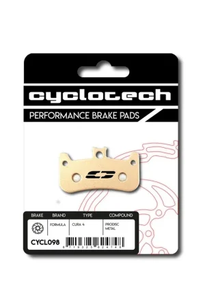 Op = Op Cyclotech schijfremblok Prodisc Metal Formula Cura