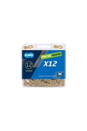 Betaalbaar KMC ketting X12 gold 126s waxed
