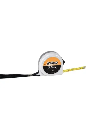 Icetoolz rolmaat 3m (cm + inches) Superprijs