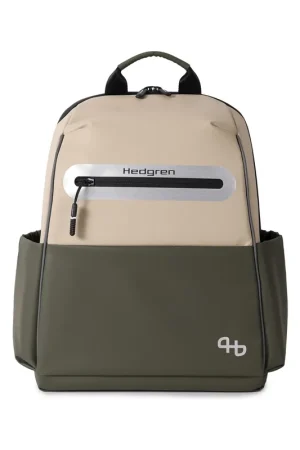 Hedgren Commute Bike Rim rugtas 14L Beige/Olive Beperkte Voorraad