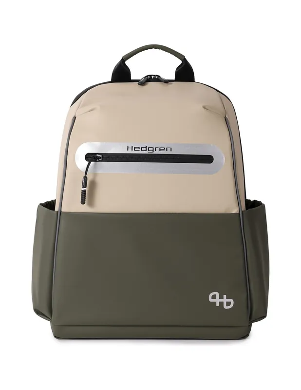 Hedgren Commute Bike Rim rugtas 14L Beige/Olive Beperkte Voorraad