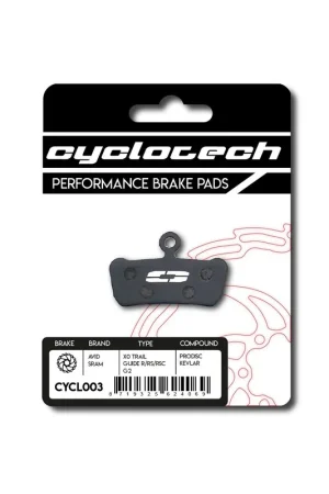 Express Levering Cyclotech schijfremblok Prodisc Kevlar Sram G2