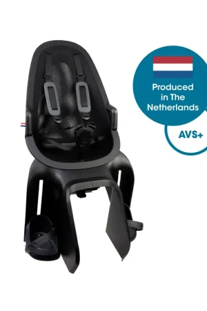 Qibbel achterzitje Air AVS+ bevestiging zwart Uitverkoop