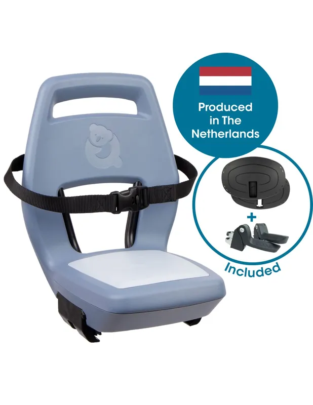 Alleen Vandaag Qibbel achterzitje Junior 6+ Ocean Blue – blauw/blauw