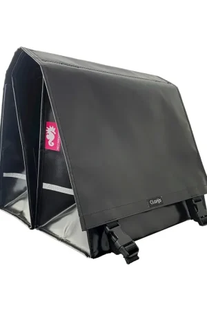 Clarijs fietstas dubbel L PVC 40L met uitsparing zwart Favoriet