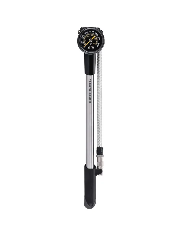 Op = Op Topeak minipomp Pocket Shock DXG XL met pompslang 19.5 cm