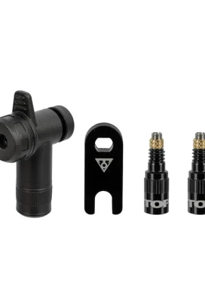 Rechtstreeks Van De Fabrikant Topeak ventiel adapter set TurboFlow + Rapidhead
