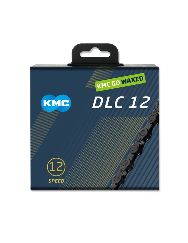 Favoriet KMC ketting DLC12 black 126s waxed
