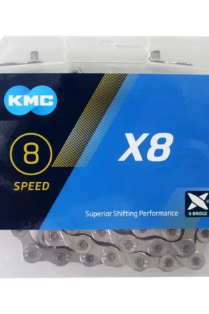 Aanbieding KMC ketting X8 silver 114s