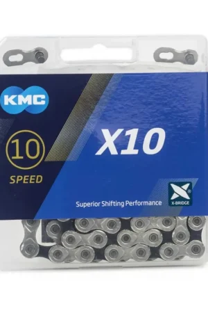Favoriet KMC ketting X10 silver/black 114s