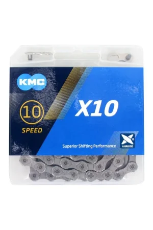 Express Levering KMC ketting X10 grey 114s