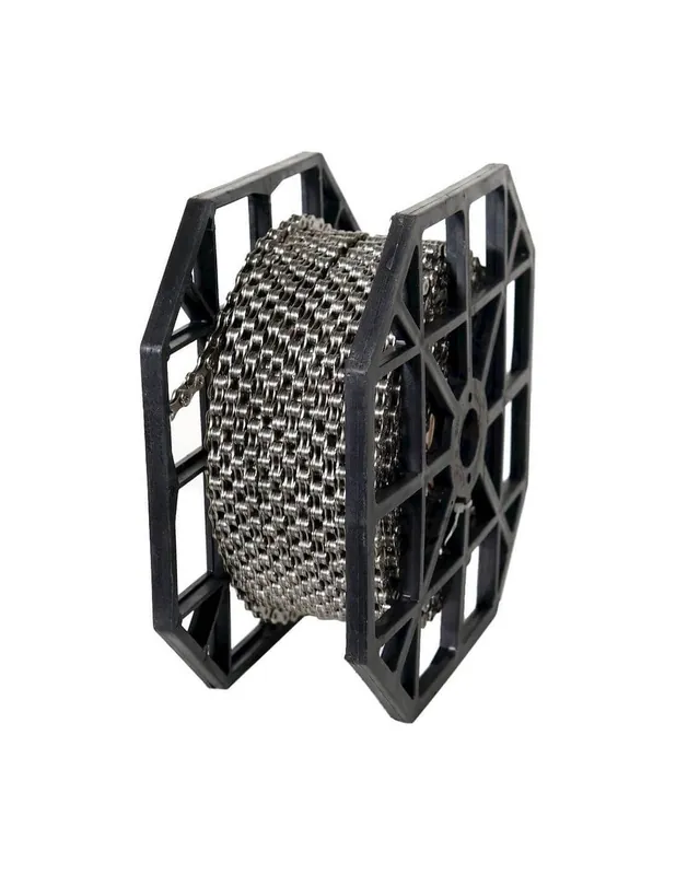 Hete Deal KMC rol ketting X9 silver/grey 50mtr