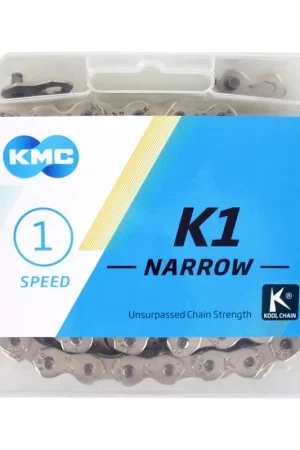 Beste Prijs KMC ketting K1 3/32 narrow silver 100s