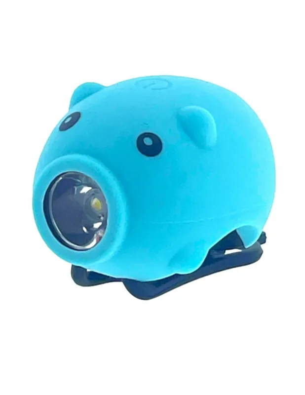 Nieuw PexKids LED-lamp varken met toeter blauw