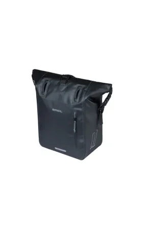 Tijdelijk Beschikbaar Basil fietstas enkel Rivo M MIK Hooks zwart 12-15L