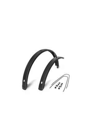 EF spatbord set Tempo Square 28 inch 72mm zwart Finale Uitverkoop