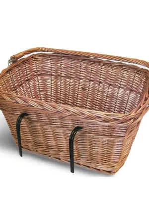 Uitverkoop Basil mand riet Davos vierkant 29L 46x22x29cm