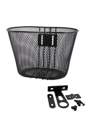 Piazza fietsmandje klein 7,5L zwart 25,5x17,5x17cm Superprijs