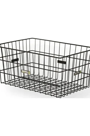 Uitverkoop Basil mand Zembla staal 45L zwart 53x37x23cm