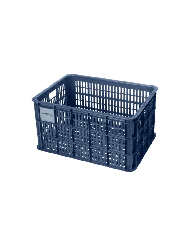 Weekendaanbieding Basil fietskrat L bluestone 40L recycled