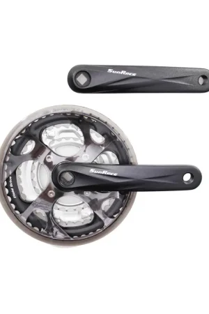 Betrouwbaar Sunrace crankstel M300 48/38/28 zwart