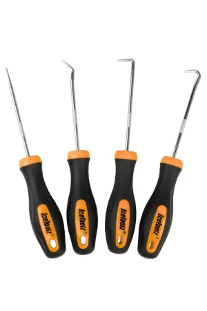 IceToolz haak set, recht, 45gr, 90gr, gebogen, 4-delig Dagaanbieding