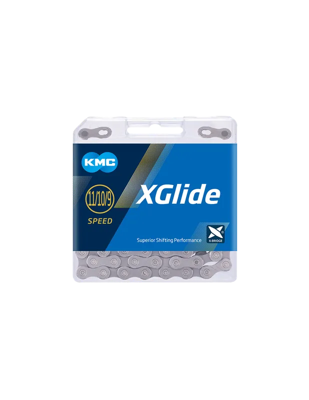 Aanbieding KMC ketting X-Glide 9/11V grijs 118s Shimano Cues