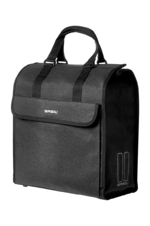 Premium Basil shoppertas Mira zwart 18L