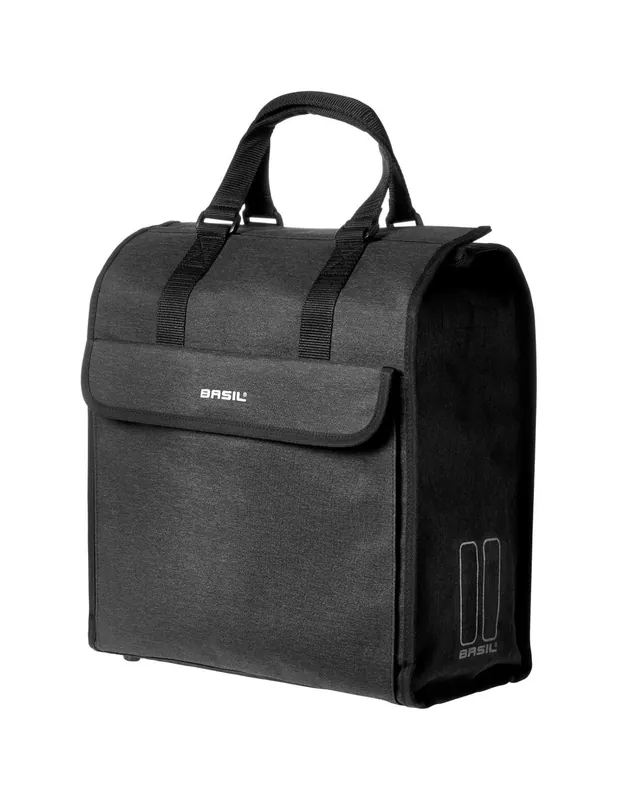 Premium Basil shoppertas Mira zwart 18L