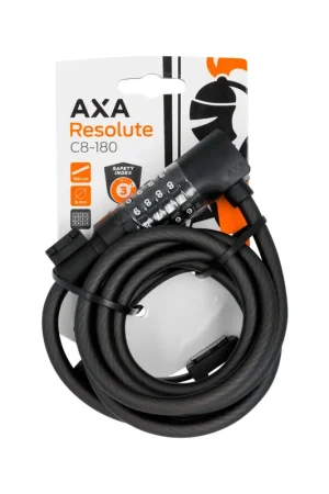 Axa kabelslot code Resolute C8/180 Koop Vandaag