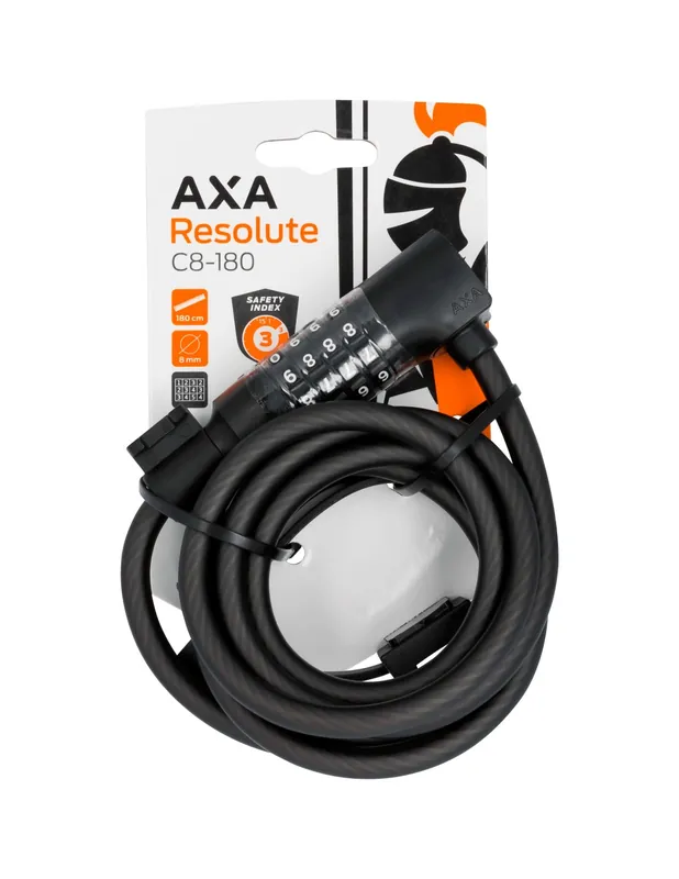 Axa kabelslot code Resolute C8/180 Koop Vandaag